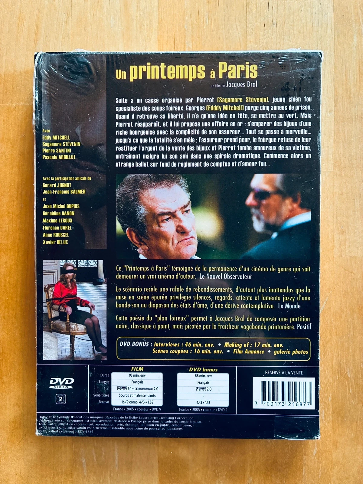 DVD Una primavera en París Eddy Mitchell edición coleccionista. – photo 2